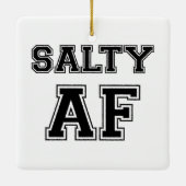 SALTY AF KERAMISCH ORNAMENT (Achterkant)