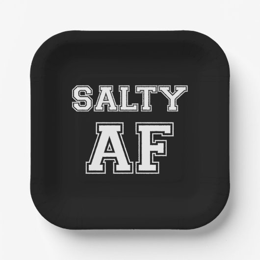 SALTY AF PAPIEREN BORDJE (Voorkant)