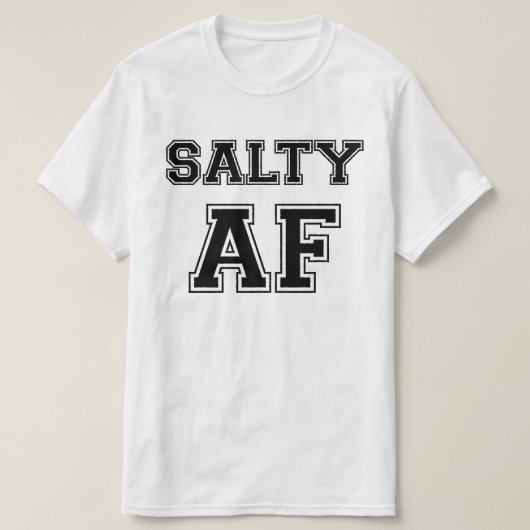 SALTY AF T-SHIRT (Design voorkant)