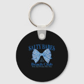 Salty Babes Beach Club, meisjes willen gewoon zon  Sleutelhanger (Voorkant)