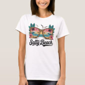 Salty Beach Casual Zomer T-shirt (Voorkant)