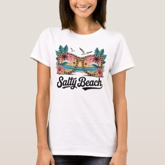 Salty Beach Casual Zomer T-shirt