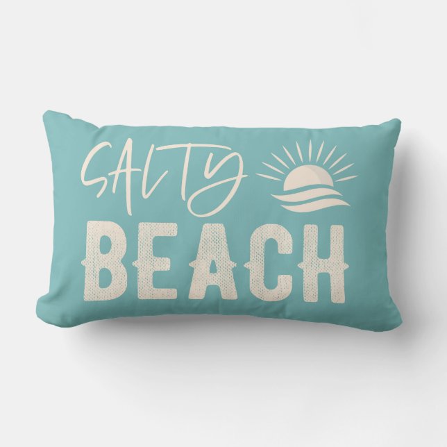 Salty Beach Lumbar Pillow Kussen (Voorkant)