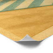 Salty Beach Pin-Up Mermaid -Retro Coastal Life Art Poster (Hoek)