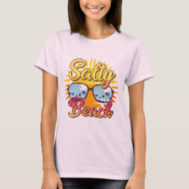 Salty Beach Summer Women's T-shirt | Hallo zomer