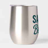 Salty Beach Teal Coastal Life Ocean Graphic Print (Rechts)