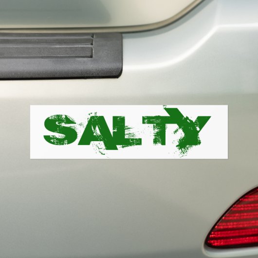 SALTY BUMPERSTICKER (Op auto)