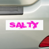 SALTY BUMPERSTICKER (Op auto)