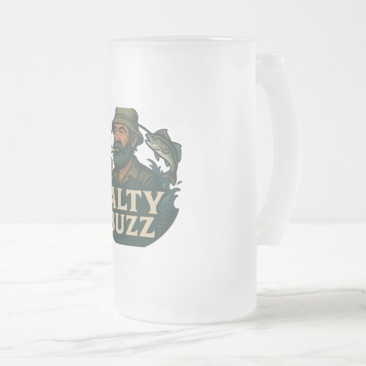 Salty Buzz Classic Mug, 11 oz Matglas Bierpul (Voorkant rechts)