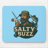 Salty Buzz Original Design Mouse Pad Muismat (Voorkant)