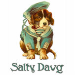 Salty Dawg Fotobeeldje Sleutelhanger<br><div class="desc">Heerlijk  ontwerp met een Beagle-hond die een Sailor-outfit draagt en de onderstaande tekst zegt...  Salty Dawg. Prachtig cadeau idee voor de zeilliefhebber of zeiler.</div>