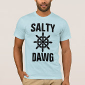 SALTY DAWG Mannen NAUTICAL T-SHIRTS (Voorkant)