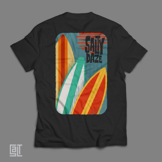 Salty Daze Surfen T-shirt