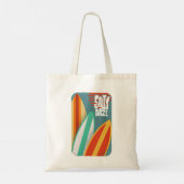 Salty Daze Surfen Tote Bag (Achterkant)