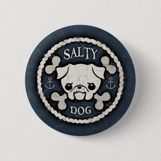 Salty Dog-bd Ronde Button 5,7 Cm (Voorkant)
