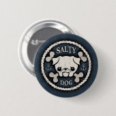Salty Dog-bd Ronde Button 5,7 Cm (Voorkant /achterkant)