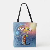 Salty Dog Cocktail (#6 van de 12 Reeksen van de On Tote Bag (Achterkant)