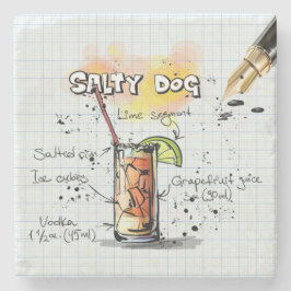Salty Dog Drink Stenen Onderzetter
