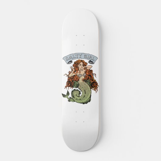 Salty Girl Persoonlijk Skateboard (Voorkant)