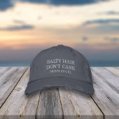 Salty Hair geeft er niet om | Naam stad of bank Pet