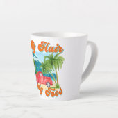 Salty Hair, Sandy Toes | Tropisch eiland Latte Mok (Rechterhoek)