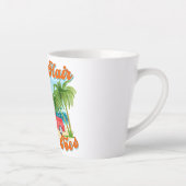 Salty Hair, Sandy Toes | Tropisch eiland Latte Mok (Rechts)