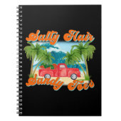 Salty Hair, Sandy Toes | Tropisch eiland Notitieboek (Voorkant)