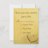 Salty Heart Wedding RSVP Kaartje (Achterkant)