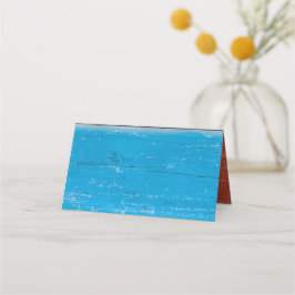 Salty Kisses Red en Blue Folded Place Kards Plaatskaartje
