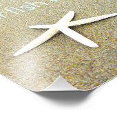 Salty Kisses & Starfish Wishes Foto Afdruk (Hoek)