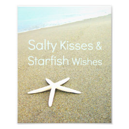 Salty Kisses & Starfish Wishes Foto Afdruk