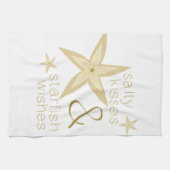 Salty Kisses Starfish Wishes Theedoek (Horizontaal)