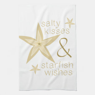 Salty Kisses Starfish Wishes Theedoek