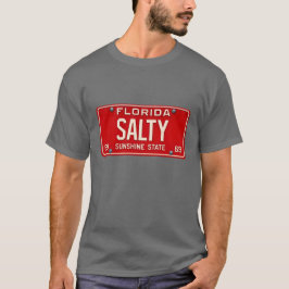 Salty Life 1969 | Retro Florida License Plate Surf T-shirt