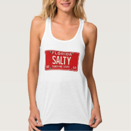 Salty Life 1969 | Retro Florida License Plate Surf Tanktop