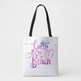 Salty Lil Beach Tote Bag