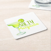 Salty Margarita Kartonnen Onderzetters (Schuin)