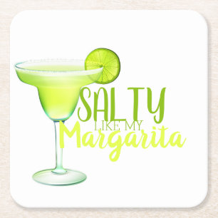 Salty Margarita Kartonnen Onderzetters