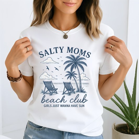 Salty Mom Beach Club T-shirt