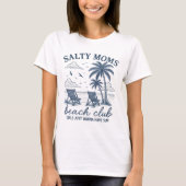 Salty Mom Beach Club T-shirt (Voorkant)