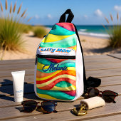 Salty Mom Beach Stijl Sling Bag