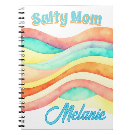 Salty Mom Cool Summer  Notitieboek (Voorkant)