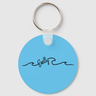 Salty Ocean Wave Sleutelhanger