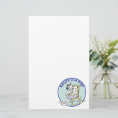 Salty Old Dog Briefpapier (Staand voorkant)