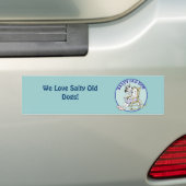 Salty Old Dog Bumpersticker (Op auto)