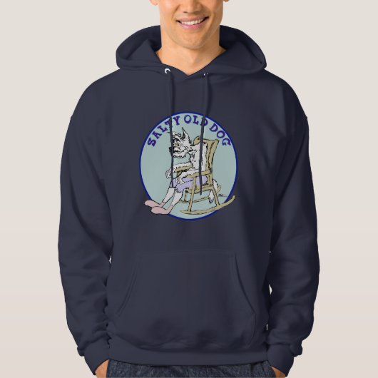 Salty Old Dog Hoodie (Voorkant)