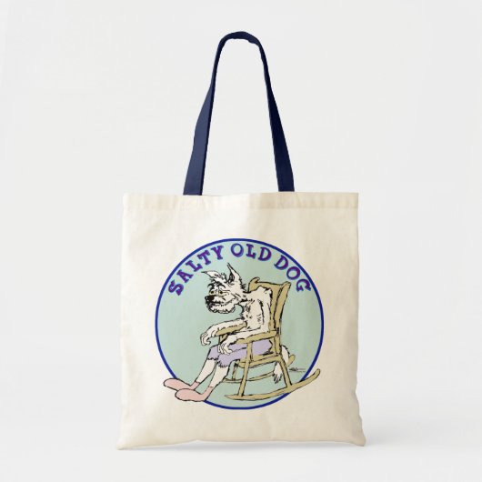 Salty Old Dog Tote Bag (Voorkant)