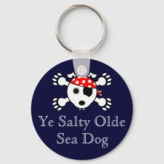 Salty Olde Zee Dog Sleutelhanger (Voorkant)