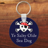 Salty Olde Zee Dog Sleutelhanger (Voorkant)