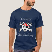 Salty Olde Zee Dog T-shirt (Voorkant)